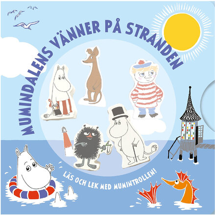 Mumindalens Vänner På Stranden Toys Baby Books Story Books Multi/patterned GLOBE