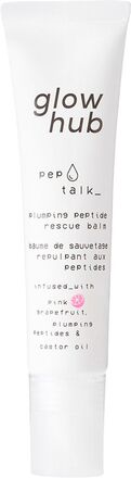 Glow Hub Pep Talk Plumping Peptide Rescue Balm Beauty WOMEN Skin Care Face Spot Treatments Nude Glow Hub*Betinget Tilbud
