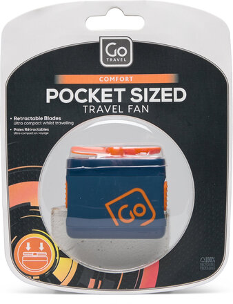 Pocket D Travel Fan Bags Travel Accessories Blue Go Travel