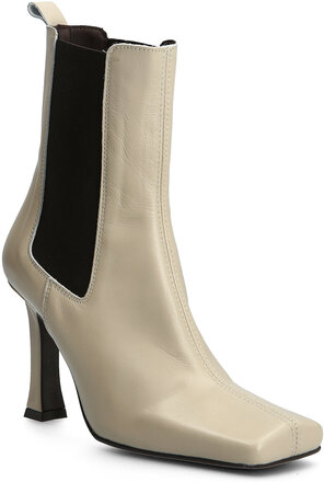 26430 Shoes Boots Ankle Boots Ankle Boots With Heel Beige GOLD