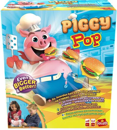 Piggy Pop Game Toys Puzzles And Games Games Board Games Multi/patterned Goliath