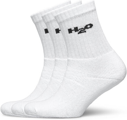 3-Pack Sock Underwear Socks Regular Socks Hvit H2O*Betinget Tilbud