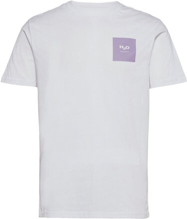 Lyø Organic Tee T-shirts Short-sleeved Hvit H2O*Betinget Tilbud