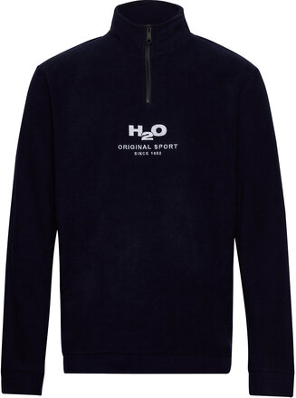 Blåvand Fleece Half Zip Tops Sweat-shirts & Hoodies Fleeces & Midlayers Black H2O