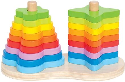 Hape Double Rainbow Stacker Toys Baby Toys Educational Toys Stackable Blocks Multi/patterned Hape