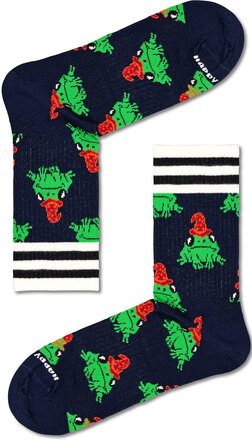 Forest Wizard 3/4 Crew Sock Lingerie Socks Regular Socks Navy Happy Socks