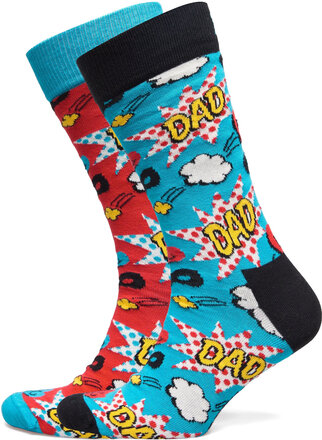 2-Pack Boozt Gift Set Underwear Socks Regular Socks Multi/mønstret Happy Socks*Betinget Tilbud