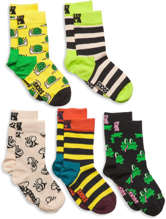 Kids 5-Pack Boozt Gift Set Socks & Tights Socks Multi/mønstret Happy Socks*Betinget Tilbud