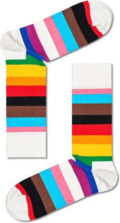 Pride Stripe Sock Underwear Socks Regular Socks Multi/mønstret Happy Socks*Betinget Tilbud
