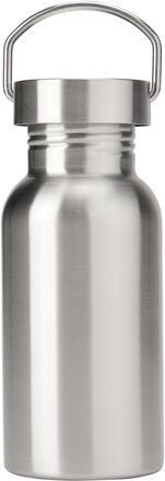 Water Bottle 400 Ml. Home Kitchen Water Bottles Silver Haps Nordic
