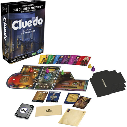 Cluedo Robbery At The Museum Toys Puzzles And Games Games Board Games Multi/mønstret Hasbro Gaming*Betinget Tilbud