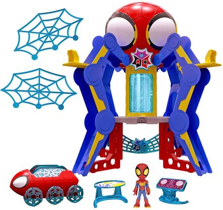 Marvels Spidey Och Hans Fantastiska Vänner Web-Spinners-Lekset Toys Playsets & Action Figures Action Figures Multi/patterned Marvel