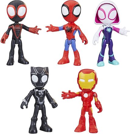 Marvel Spidey And His Amazing Friends Hero Collection Toys Playsets & Action Figures Action Figures Multi/patterned Marvel