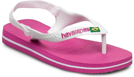 Hav Baby Brasil Logo Shoes Summer Shoes Flip Flops Rosa Havaianas*Betinget Tilbud