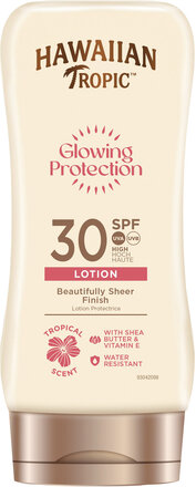 Glowing Protection Lotion Spf30 180 Ml Solcreme Krop Nude Hawaiian Tropic