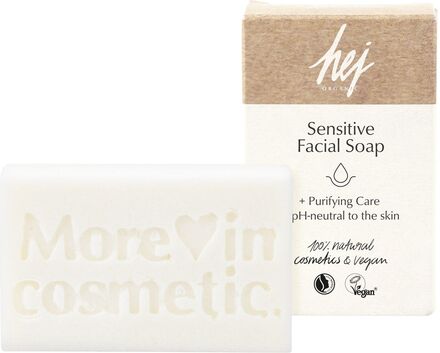 Hej Organic Sensitive Facial Soap Beauty Women Skin Care Face Cleansers Milk Cleanser Nude Hej Organic
