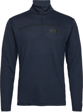 Hp 1/2 Zip Pullover Sport T-Langærmet Skjorte Blue Helly Hansen