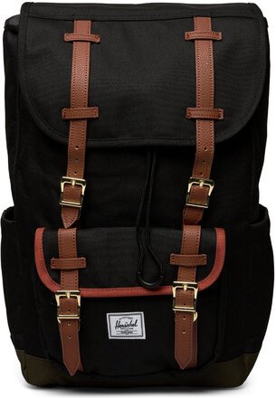 Herschel Little America Mid Backpack Ryggsekk Veske Svart Herschel*Betinget Tilbud