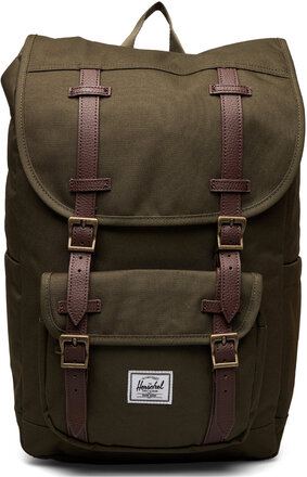 Herschel Little America Mid Backpack Ryggsekk Veske Kakigrønn Herschel*Betinget Tilbud