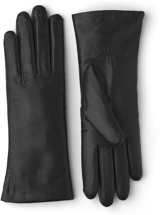 Elisabeth Accessories Gloves Finger Gloves Svart Hestra*Betinget Tilbud
