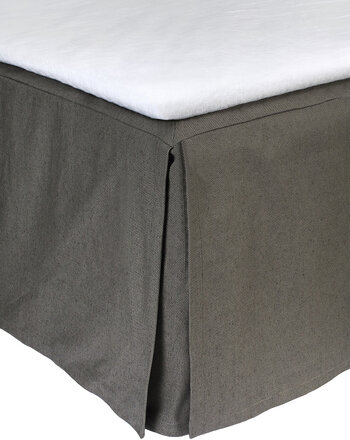 Weeknight Bed Skirt Home Textiles Bedtextiles Bed Skirt Grey Himla