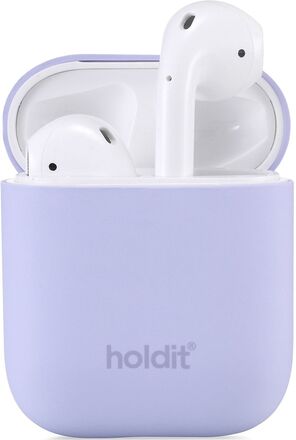 Silic Case Airpods Mobilaccessoarer-covers Airpods Cases Purple Holdit