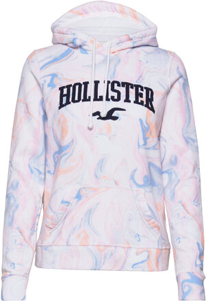 Hco. Girls Sweatshirts Hettegenser Genser Multi/mønstret Hollister*Betinget Tilbud