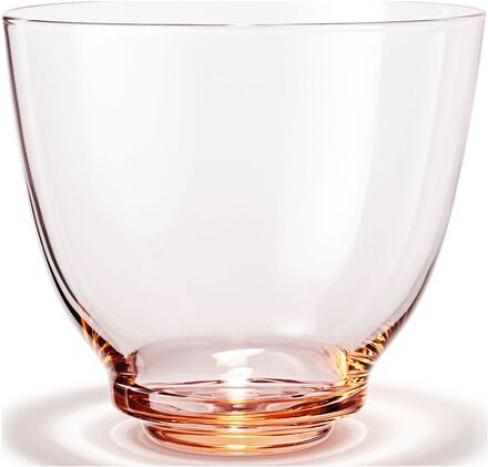 Flow Vandglas 35 Cl Champagne Home Tableware Glass Drinking Glass Pink Holmegaard