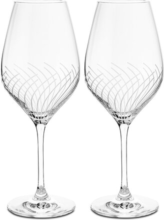 Cabernet Linesvinsglas 36 Cl 2 Stk. Home Tableware Glass Wine Glass Red Wine Glasses Nude Holmegaard