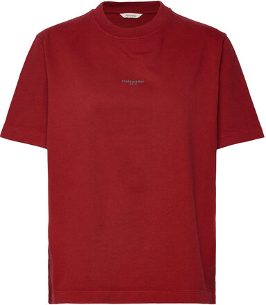 Kjerag Oslo Tee Tops T-shirts & Tops Short-sleeved Red HOLZWEILER