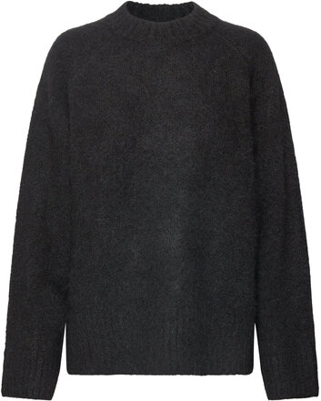 Fure Fluffy Knit Sweater Designers Knitwear Jumpers Black HOLZWEILER