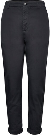 Tapered-Leg Stretch Chinos Designers Trousers Chinos Black Hope