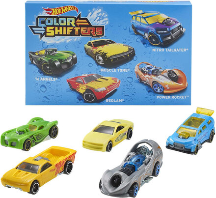 Color Shifters 5- Pack Assortment Toys Toy Cars & Vehicles Toy Cars Multi/patterned Hot Wheels