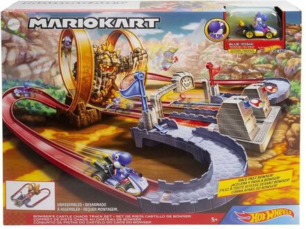 Mario Kart Mariokart Bowsers Castle Chaos Play Set Toys Toy Cars & Vehicles Race Tracks Multi/patterned Hot Wheels