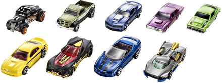 9-Pack Vehicles Toys Toy Cars & Vehicles Toy Cars Multi/patterned Hot Wheels