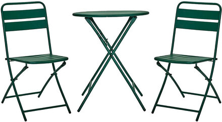 Cafe Set, Hdhelo, Dark Green Home Outdoor Environment Outdoor Stools Green House Doctor