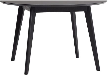 Stay Dining Table Round Black Home Furniture Tables Dining Tables Black Hübsch