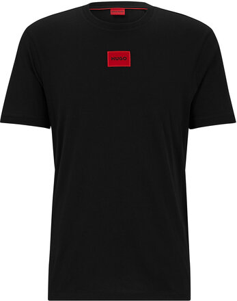 Diragolino212 T-shirts Short-sleeved Svart HUGO*Betinget Tilbud