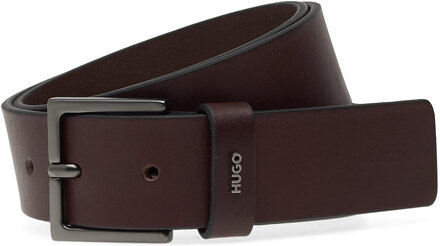 Giove-L_Sz35 Accessories Belts Classic Belts Brun HUGO*Betinget Tilbud
