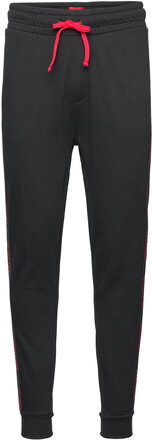Sporty Logo Pant Designers Night & Loungewear Lounge Pants Black HUGO