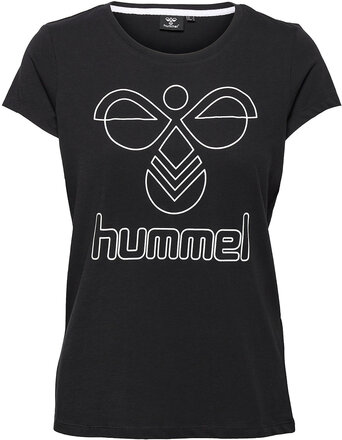 Hmlsenga T-Shirt S/S T-shirts & Tops Short-sleeved Svart Hummel*Betinget Tilbud