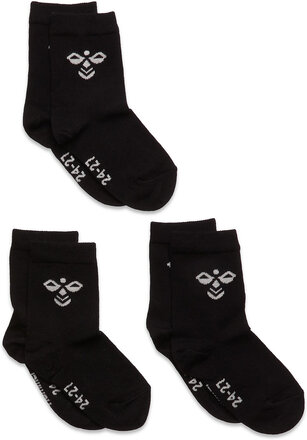 Sutton 3-Pack Sock Socks & Tights Socks Svart Hummel*Betinget Tilbud