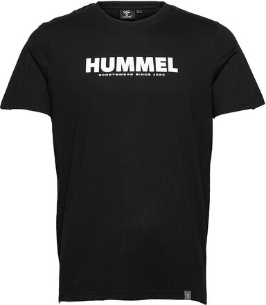 Hmllegacy T-Shirt Sport T-Kortærmet Skjorte Black Hummel