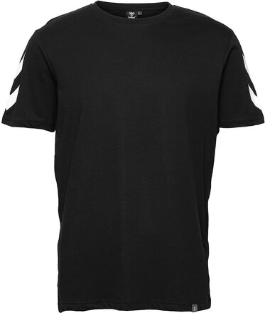 Hmllegacy Chevron T-Shirt T-shirts & Tops Short-sleeved Svart Hummel*Betinget Tilbud