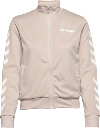 Hmllegacy Poly Woman Zip Jacket Sweat-shirt Genser Rosa Hummel*Betinget Tilbud