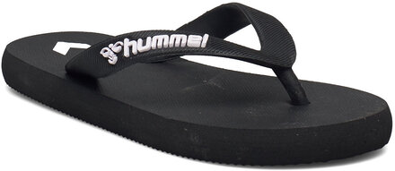 Flip Flop Jr Shoes Summer Shoes Flip Flops Svart Hummel*Betinget Tilbud