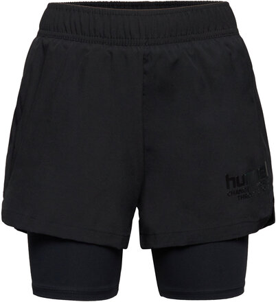 Hmlpure 2-In-1 Shorts Sport Shorts Sport Shorts Black Hummel