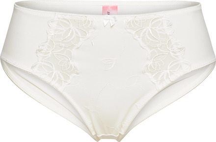 Diva I Off White Lingerie Panties High Waisted Panties Hvit Hunkemöller*Betinget Tilbud