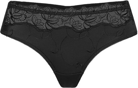 Diva Xs Black Stringtruse Undertøy Svart Hunkemöller*Betinget Tilbud