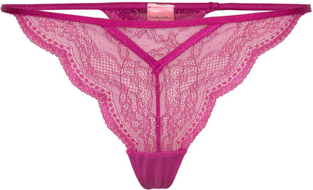 Isabelle Hl Sparkle String Tr Stringtruse Undertøy Rosa Hunkemöller*Betinget Tilbud